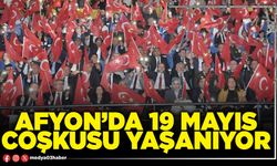 Afyon’da 19 Mayıs coşkusu yaşanıyor