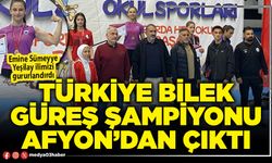 Türkiye Bilek Güreş Şampiyonu Afyon’dan çıktı