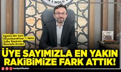 Üye sayımızla en yakın rakibimize fark attık!