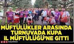Müftülükler arasında turnuvada kupa İl Müftülüğü’ne gitti