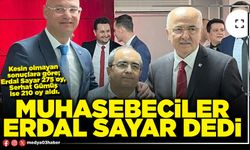Muhasebeciler Erdal Sayar dedi
