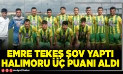 Emre Tekeş şov yaptı Halımoru üç puanı aldı