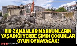 Bir zamanlar mahkumların yaşadığı yerde şimdi çocuklar oyun oynayacak!