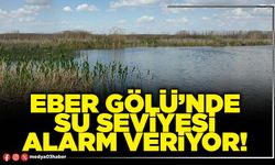Eber gölü’nde su seviyesi alarm veriyor!