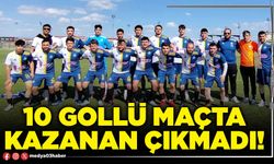 10 gollü maçta kazanan çıkmadı!