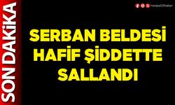 Serban Beldesi Hafif Şiddette Sallandı
