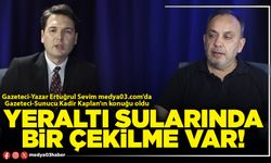 Yeraltı sularında bir çekilme var!