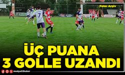 Üç puana 3 golle uzandı