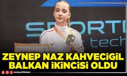 Zeynep Naz Kahvecigil Balkan ikincisi oldu