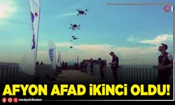 Afyon AFAD ikinci oldu!