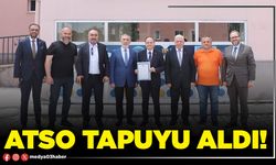 ATSO tapuyu aldı!
