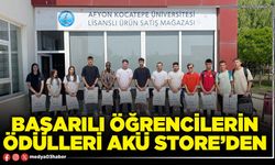 Başarılı öğrencilerin ödülleri AKÜ Store’den
