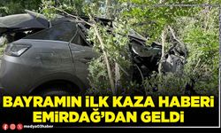 Bayramın ilk kaza haberi Emirdağ’dan geldi