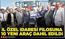 İl Özel İdaresi filosuna 10 yeni araç dahil edildi