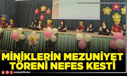 Miniklerin mezuniyet töreni nefes kesti