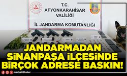 Jandarmadan Sinanpaşa ilçesinde birçok adrese baskın!