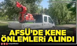 AFSÜ’de kene önlemleri alındı