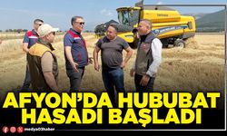 Afyon’da hububat hasadı başladı