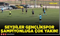 Seydiler Gençlikspor şampiyonluğa çok yakın!