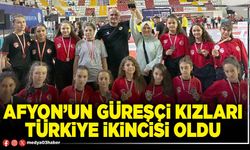 Afyon’un Güreşçi Kızları Türkiye ikincisi oldu