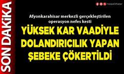 Yüksek kar vaadiyle dolandırıcılık yapan şebeke çökertildi