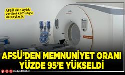 AFSÜ’den memnuniyet oranı yüzde 95’e yükseldi