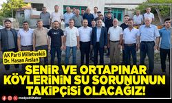 Senir ve Ortapınar köylerinin su sorununun  takipçisi olacağız!