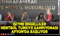 İşitme Engelliler Hentbol Türkiye Şampiyonası Afyon’da başlıyor