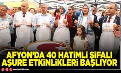Afyon’da 40 hatimli şifalı aşure etkinlikleri başlıyor