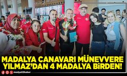 Madalya canavarı Münevvere Yılmaz’dan 4 madalya birden!
