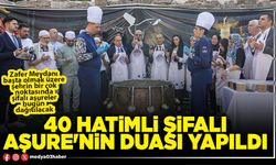 40 hatimli şifalı aşure'nin duası yapıldı
