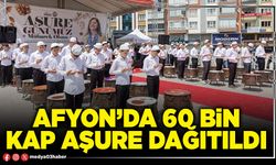Afyon’da 60 Bin kap aşure dağıtıldı