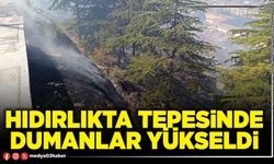 Hıdırlıkta tepesinde dumanlar yükseldi