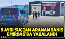 5 ayrı suçtan aranan şahıs Emirdağ’da yakalandı