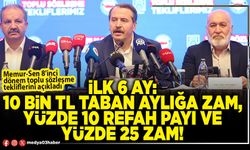İlk 6 ay: 10 Bin TL taban aylığa zam, yüzde 10 refah payı ve yüzde 25 zam!