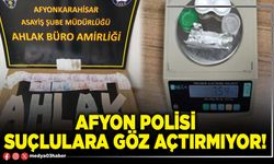 Afyon Polisi suçlulara göz açtırmıyor!