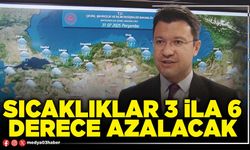 Sıcaklıklar 3 ila 6 derece azalacak