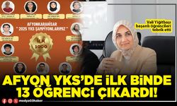 Afyon YKS’de ilk binde 13 öğrenci çıkardı!