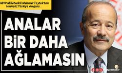 Analar bir daha ağlamasın
