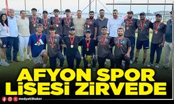 Afyon Spor Lisesi zirvede