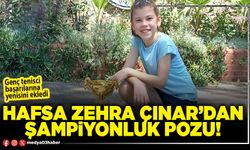 Hafsa Zehra Çınar’dan şampiyonluk pozu!