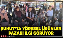 Şuhut’ta yöresel ürünler pazarı ilgi görüyor