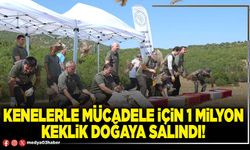 Kenelerle mücadele için 1 milyon keklik doğaya salındı!