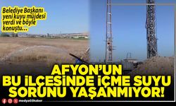 Afyon’un bu ilçesinde içme suyu sorunu yaşanmıyor!