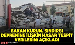 Bakan Kurum, Sındırgı depremine ilişkin hasar tespit verilerini açıkladı