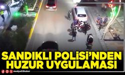 Sandıklı Polisi’nden huzur uygulaması