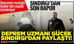 Deprem uzmanı Gücek Sındırgı’dan paylaştı!
