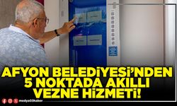 Afyon Belediyesi’nden 5 noktada akıllı vezne hizmeti!