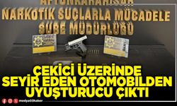 Çekici üzerinde seyir eden otomobilden uyuşturucu çıktı