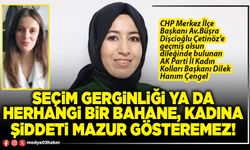 Seçim gerginliği ya da herhangi bir bahane, kadına şiddeti mazur gösteremez!
